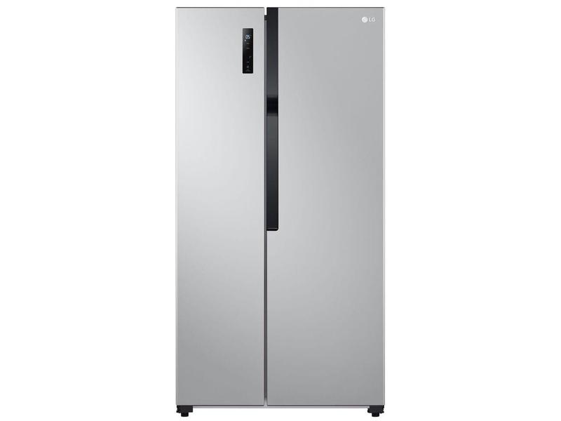 Geladeira Side by Side LG 509L Inverter A+++ Prata GC-B187PQAM